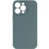 Чехол с защитой камеры Silicone Case для Apple iPhone 15 Pro Max (6.7") – Зеленый / Pine green. Фото 1 из 3
