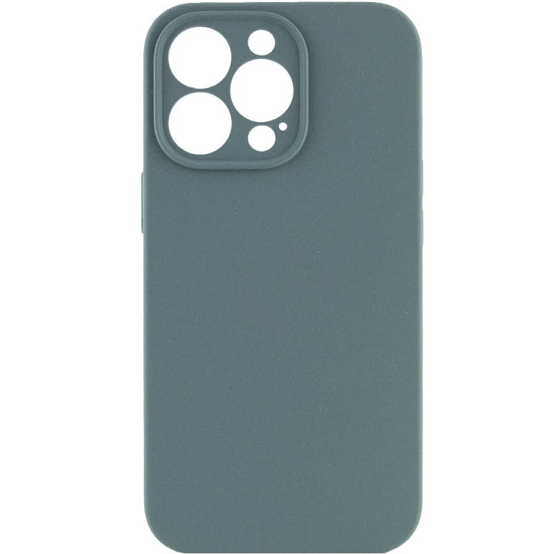 

Чехол с защитой камеры Silicone Case Apple iPhone 15 Pro (6.1") (Зеленый / Pine green), Зелений / pine green