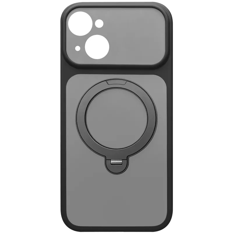 Чехол Ummi Full Camera with Magnetic Fit HQ Ring для Apple iPhone 15 (6.1") – Black. Фото 1 из 10