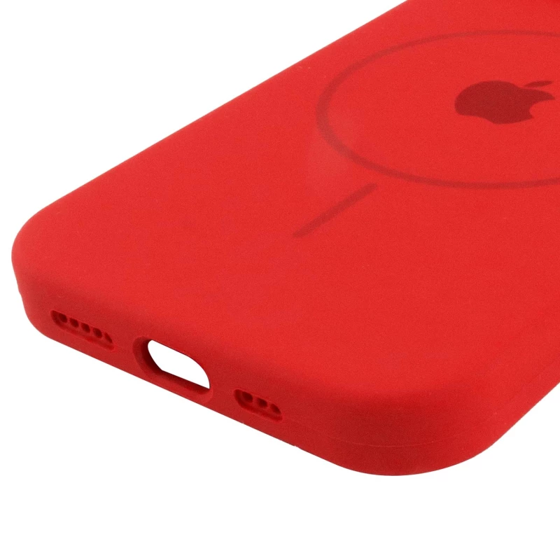 Чохол Silicone Armor Max with MagSafe для Apple iPhone 12 Pro (6.1") – Червоний / Red. Фото 6 з 6
