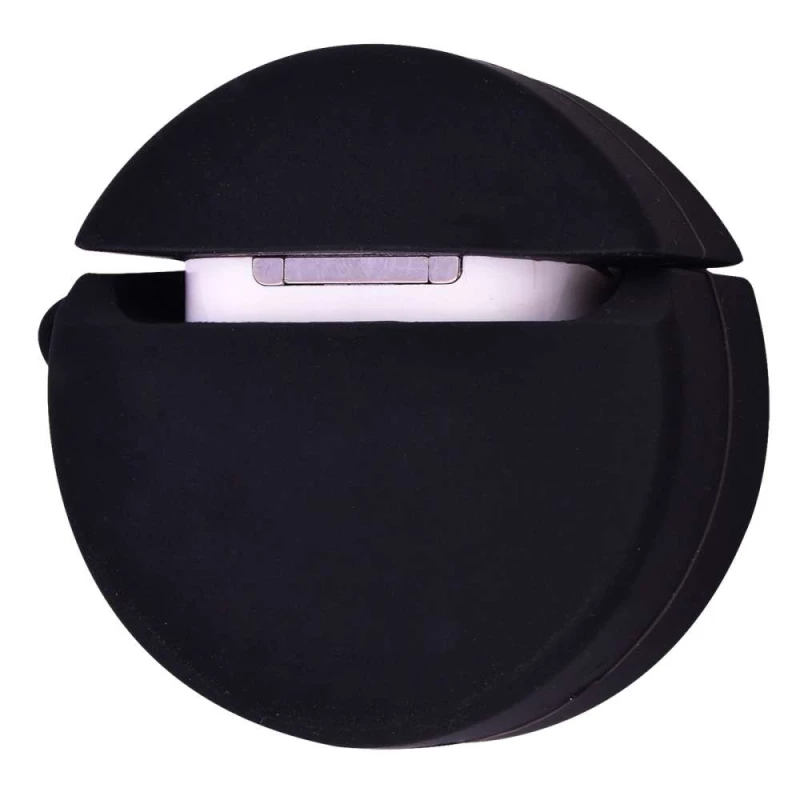 Силиконовый футляр Logo series для наушников AirPods 1/2 + карабин – TikTok. Фото 3 из 4