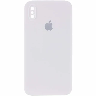 Чехол Silicone Case Square с защитой камеры для Apple iPhone XS Max (6.5") фото 1 из 3