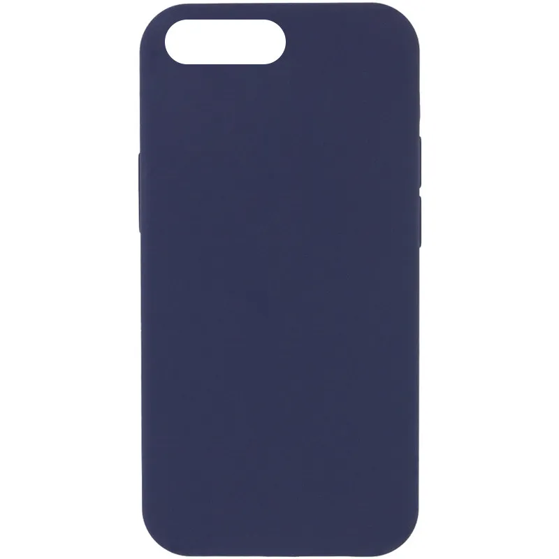 Чохол Silk Full Protective (AA) NO LOGO для Apple iPhone 7 plus / 8 plus – Темно-синій / Midnight blue. Фото 1 з 2
