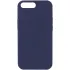 Чохол Silk Full Protective (AA) NO LOGO для Apple iPhone 7 plus / 8 plus – Темно-синій / Midnight blue. Фото 1 з 2