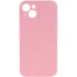 Чехол с защитой камеры Silicone Case для Apple iPhone 15 Plus (6.7") – Розовый / Light pink. Фото 1 из 3