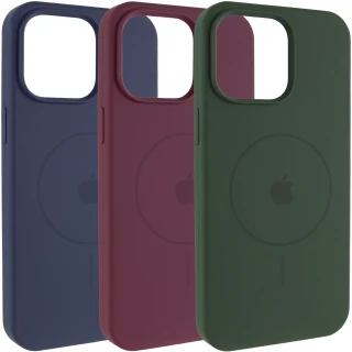Чохол Silicone Case Full Protective (AA) V2 with MagSafe для Apple iPhone 15 (6.1") фото 1 з 2