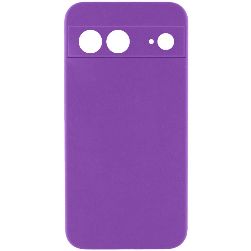 Чехол Silicone Case Lakshmi Plus с закрытой камерой для Google Pixel 8 – Фиолетовый / Purple. Фото 1 из 1