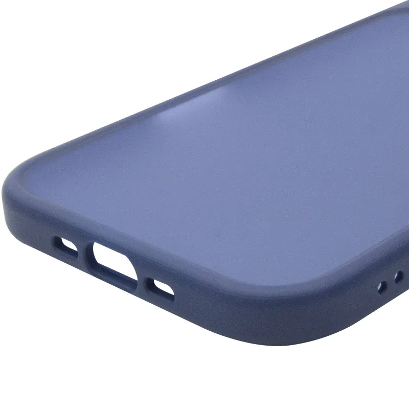 TPU+PC с металлическими кнопками для Apple iPhone 17 Air (6.5") – Синий / Navy Blue. Фото 7 из 7