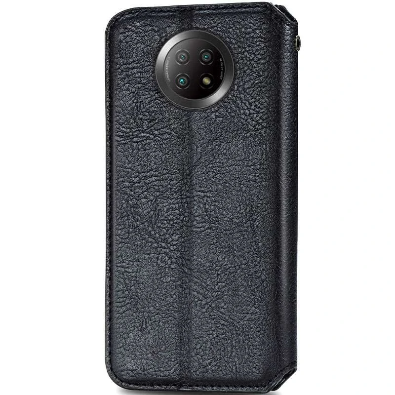 Чохол книжка GETMAN Cubic для Xiaomi Redmi Note 9 5G / Note 9T – Чорний. Фото 2 з 7