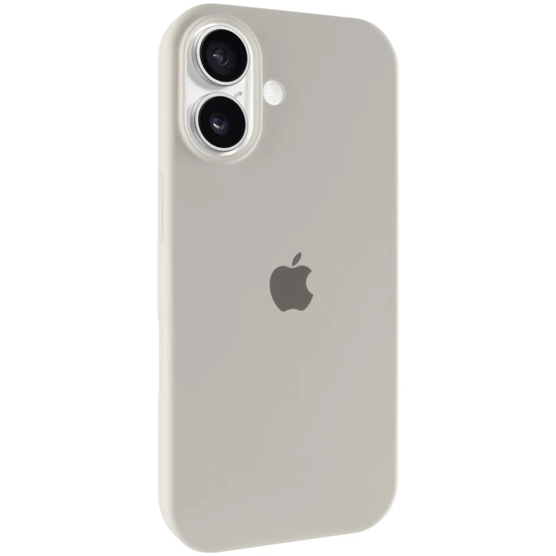 Чохол Silicone Case з закритим низом на Apple iPhone 17 (6.3") – Бежевий / Antigue White. Фото 2 з 6