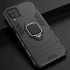 Протиударний чохол Transformer з кільцем на Samsung Galaxy A12 – Чорний / Soul Black. Фото 4 з 5