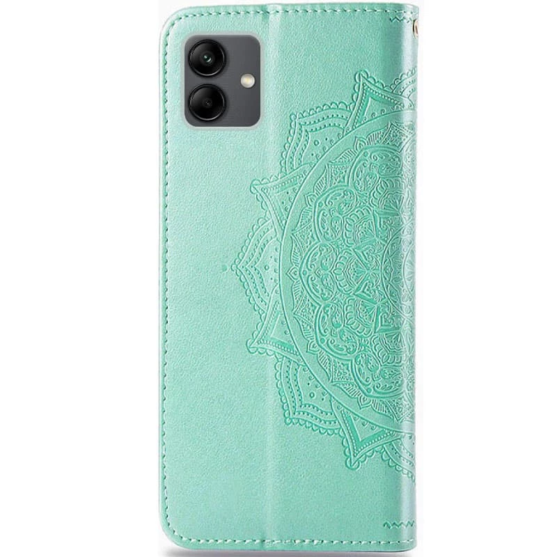 Шкіряний чохол-книжка Art Case з візитницею для Samsung Galaxy A04 – Бірюзовий. Фото 6 з 6