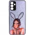 Скляний чохол Prisma Ladies на Samsung Galaxy M13 5G – Rabbit. Фото 2 з 4