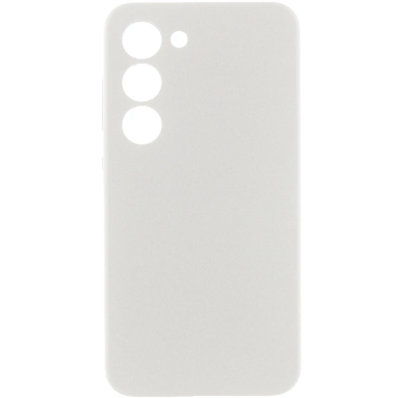 Чохол Silicone Case Lakshmi Plus з закритою камерою на Samsung Galaxy S23 – Білий / White. Фото 1 з 1