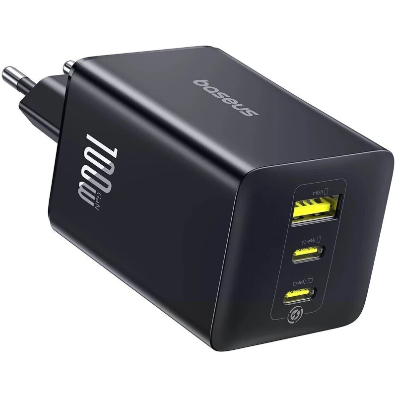 МЗП Baseus EnerFill FE11 Fast Charger 100W (1USB-A/2C) (P101821) – Cosmic Black. Фото 3 з 4