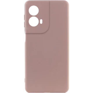 Чохол Silicone Case Lakshmi Plus з закритою камерою на Motorola Moto G85 — Рожевий / Pink Sand