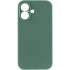 Чехол Silk Full Camera Protective (AA) NO LOGO для Apple iPhone 16 – Зеленый / Pine green. Фото 3 из 7