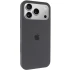 Чохол Silicone Case з закритим низом на Apple iPhone 17 Pro (6.3") – Сірий / Dark Gray. Фото 2 з 6