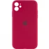 Чохол Silicone Case з захистом камери на Apple iPhone 12 (6.1") – Червоний / Rose Red. Фото 1 з 4