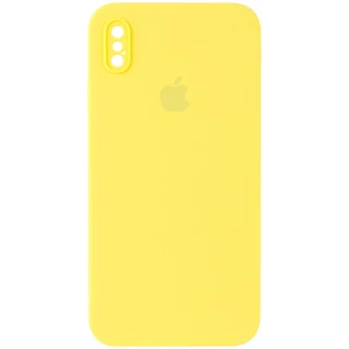 Чохол Silicone Case Square з захистом камери на Apple iPhone XS (5.8") фото 1 з 1