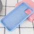 Чехол Silicone Case с закрытым низом для Apple iPhone 11 Pro Max (6.5") – Голубой / Cornflower. Фото 3 из 3
