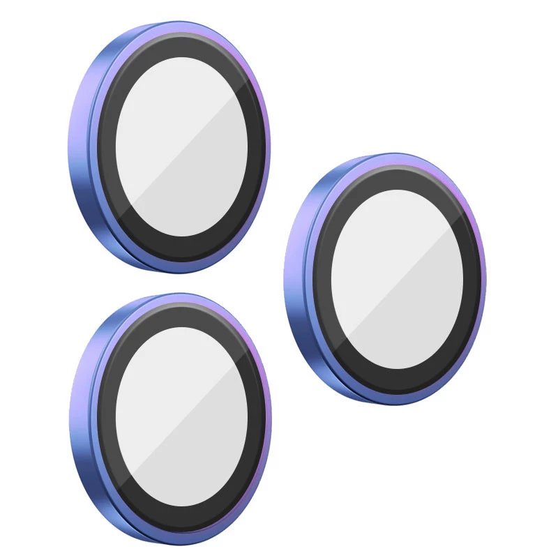 Захисне скло BlueO Metal на Apple iPhone 15 Pro – Бузковий / Colorful. Фото 1 з 2