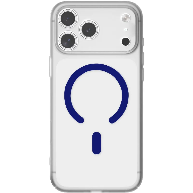 Чохол PC Slim Matte with Magnetic Fit (camera button) для Apple iPhone 17 Pro Max (6.9") – Blue. Фото 2 з 2