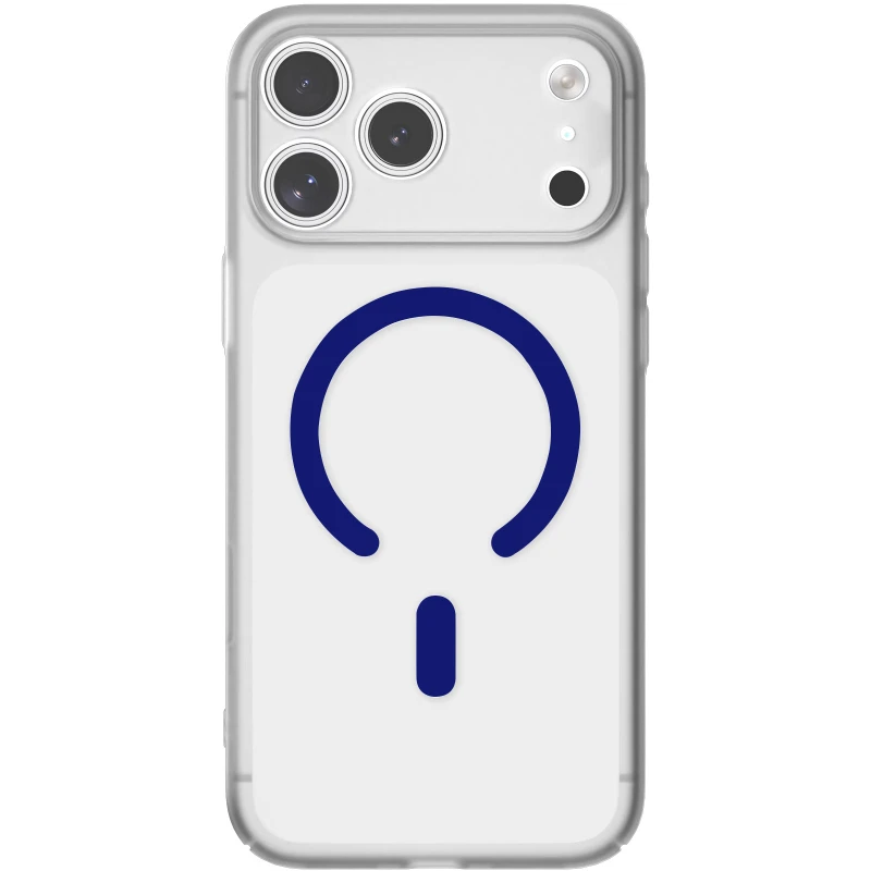 Чехол PC Slim Matte with MagSafe (camera button) для Apple iPhone 17 Pro (6.3") – Blue. Фото 1 из 1