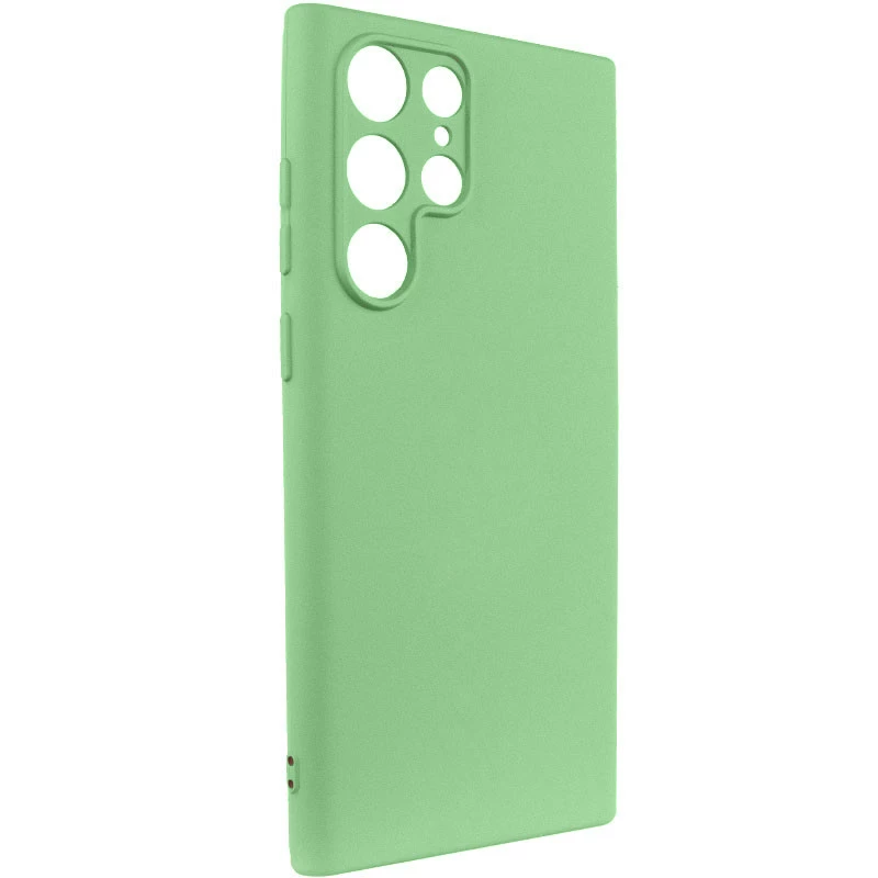 Чохол Silicone Case Lakshmi з закритою камерою на Samsung Galaxy S24 Ultra – Зелений / Pistachio. Фото 2 з 11