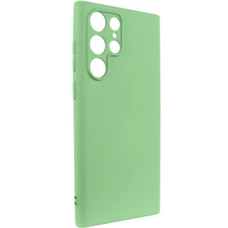 Чехол Silicone Case Lakshmi с закрытой камерой для Samsung Galaxy S24 Ultra — Зеленый / Pistachio