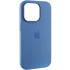 Чехол Silicone Case с металлическими кнопками для Apple iPhone 13 Pro Max (6.7") – Синий / Blue Jay. Фото 2 из 9