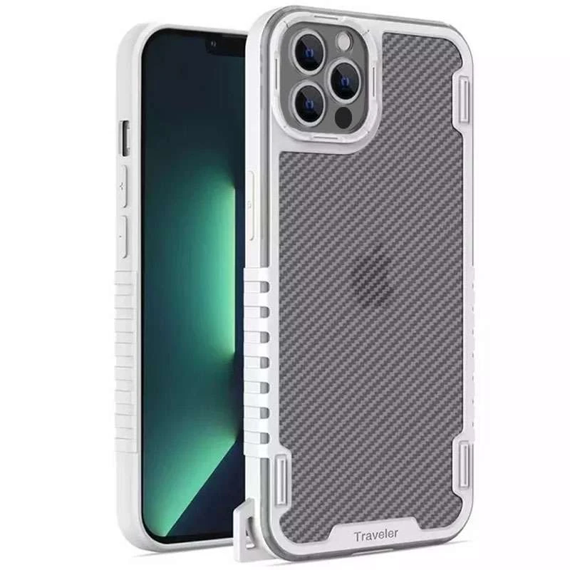 

Чохол TRAVEL Carbon на Apple iPhone 13 Pro Max (6.7") (Білий)