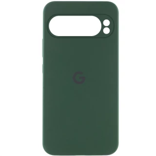 Чехол Silicone Case Lakshmi Premium L с закрытой камерой для Google Pixel 9 Pro — Зеленый / Cyprus Green