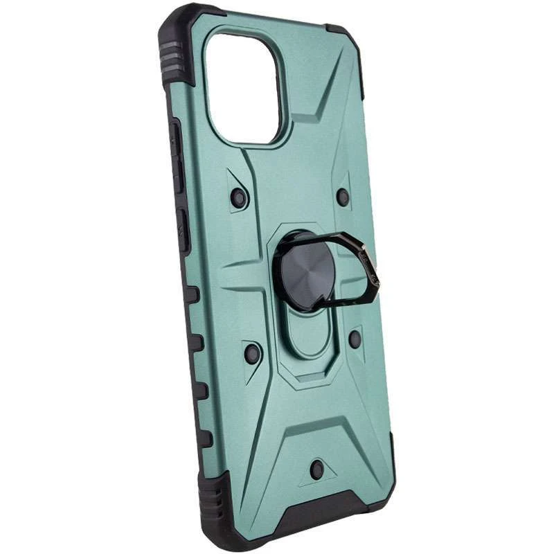 Ударостойкий чехол Pathfinder с кольцом для Xiaomi Redmi A1 / A2 – Зеленый / Green. Фото 3 из 5