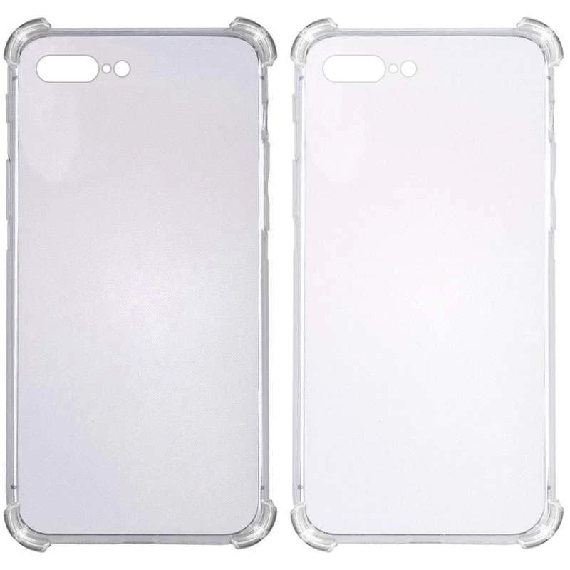 Ультратонкий силіконовий чохол GETMAN з критими бортами на Apple iPhone 7 plus / 8 plus фото 2 з 2