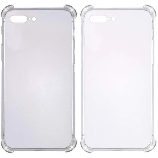 Ультратонкий силіконовий чохол GETMAN з критими бортами на Apple iPhone 7 plus / 8 plus фото 1 з 2