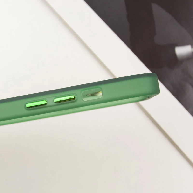 Кольоровий TPU+PC з MagSafe на Apple iPhone 14 (6.1") – Army Green. Фото 10 з 11