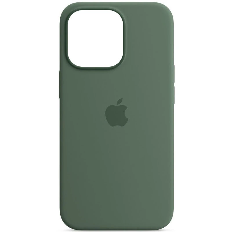 

Чехол Silicone case Premium с Magsafe для Apple iPhone 13 Pro Max (6.7") (Зеленый / Eucalyptus), Зелений / eucalyptus