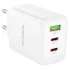 МЗП Borofone BN32 Cargador PD65W (1USB-A/2C) – White. Фото 5 з 6