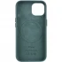 Шкіряний чохол Silicone Case Soft з MagSafe на Apple iPhone 14 (6.1") – Pine green. Фото 3 з 8