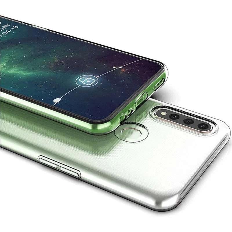 Ультратонкий силиконовый чехол 1 мм для Oppo A31 – Бесцветный (прозрачный). Фото 3 из 7