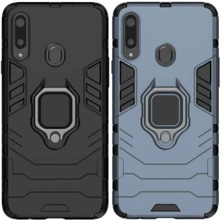 Протиударний чохол Transformer з кільцем на Samsung Galaxy A20s фото 1 з 1