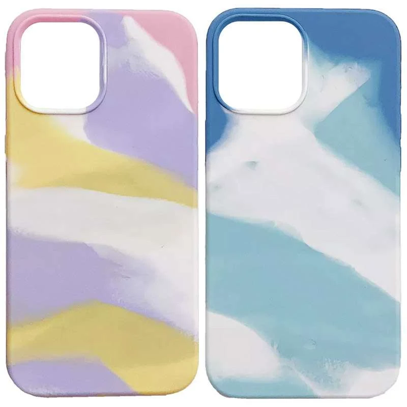 Чехол Акварель Silicone Case для Apple iPhone 12 фото 2 из 2