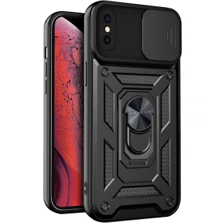 Ударопрочный чехол Ummi Camshield Serge Ring (in box) для Apple iPhone XS (5.8") фото 1 из 3