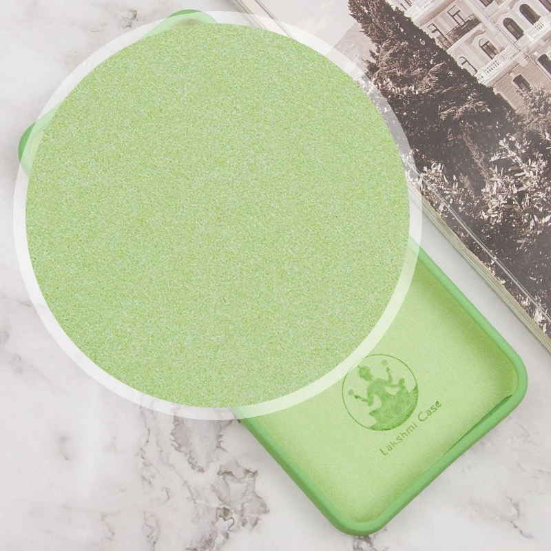 Чохол Silicone Case Lakshmi Premium із закритою камерою для Xiaomi Redmi 13C – М'ятний / Mint. Фото 8 з 12