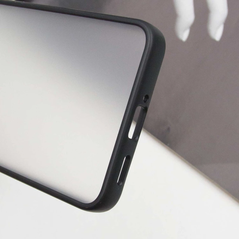 Захистний чохол TPU+PC матовий на Xiaomi Redmi Note 13 Pro+ – Black. Фото 8 з 8