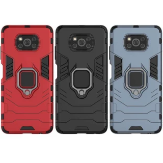 Протиударний чохол Transformer з кільцем на Xiaomi Poco X3 NFC / Poco X3 Pro фото 1 з 1