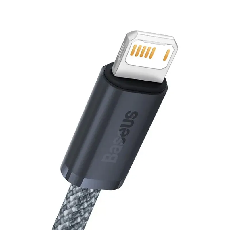 Дата кабель Baseus Dynamic Series USB to Lightning 2.4A (2m) (CALD00050) – Slate Gray. Фото 8 з 8
