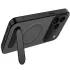 TPU+PC чохол Carbon Kickstand Magnetic Case для Apple iPhone 18 Pro Max – Grey. Фото 2 з 2