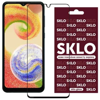 Защитное 3D стекло SKLO для Samsung Galaxy A04e фото 1 из 4